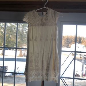 Girls dress with matching head band never been worn